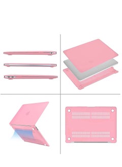 CaseBuy MacBook Air M2 Case 2023 2022 13.6 inch A2681 Plastic Hard Shell Case Protector for MacBook Air M2 13.6 with Touch ID Pink  - Image 2