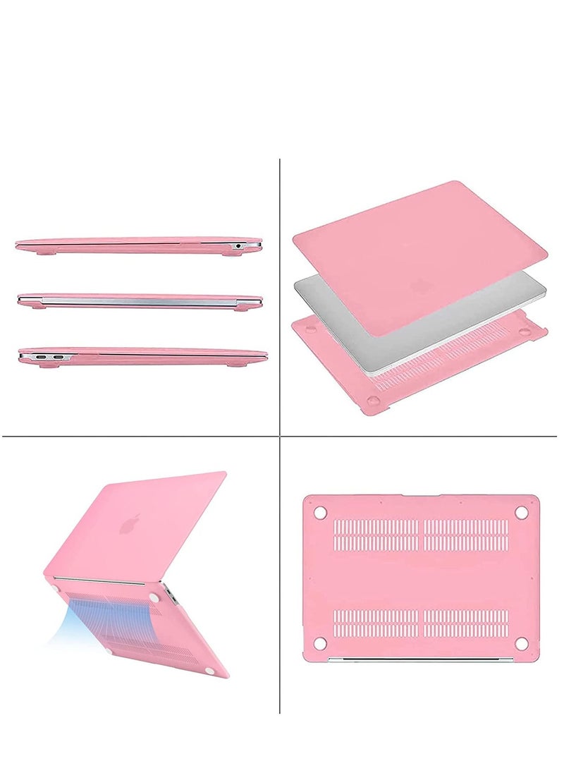 CaseBuy - MacBook Air M2 Case 2023 2022 13.6 inch A2681 Plastic Hard Shell Case Protector for MacBook Air M2 13.6 with Touch ID Pink - Image 1