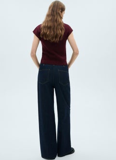 MANGO Short-Sleeved Fine-Knit Sweater  - Image 2