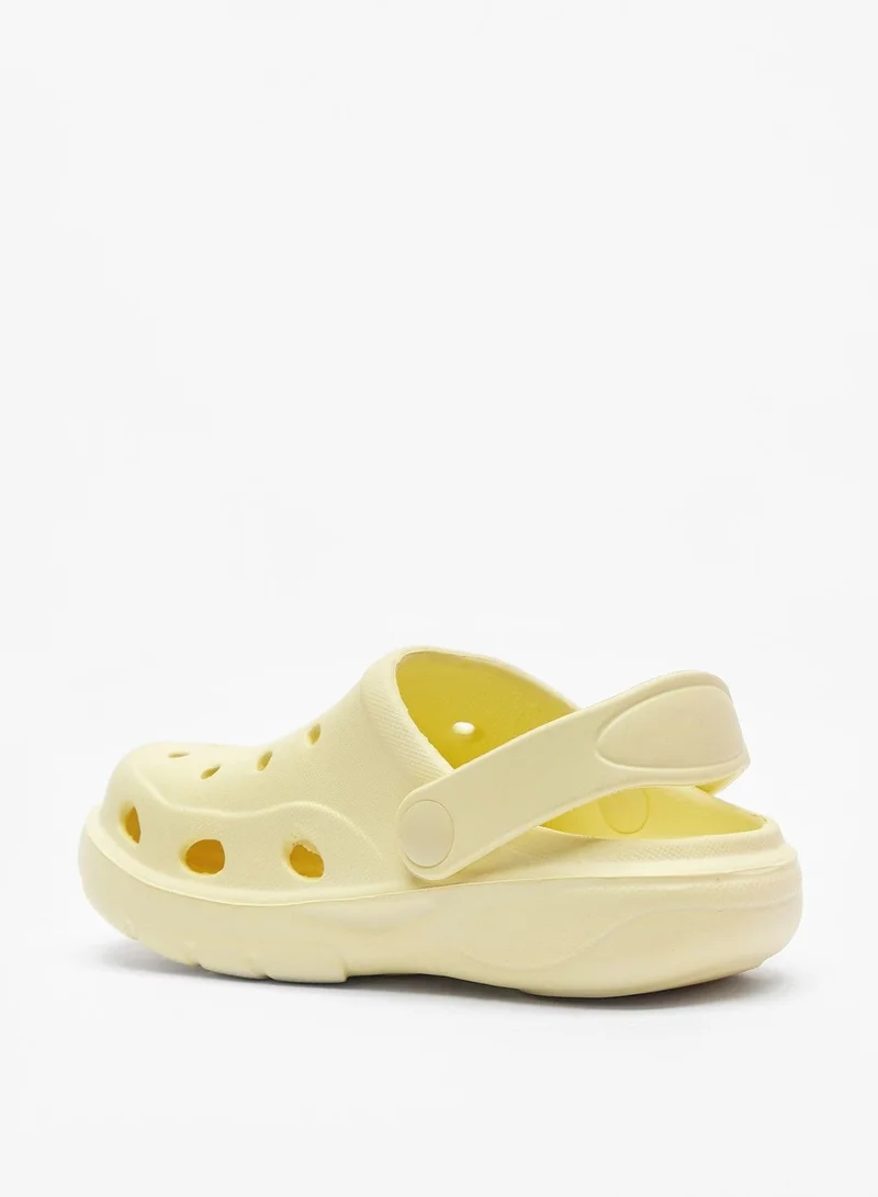 Flora Bella Textured Clogs with Back Strap