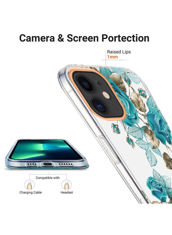 S-TOP Case For iPhone 11 Ring IMD Flowers TPU Phone Case - Image 4