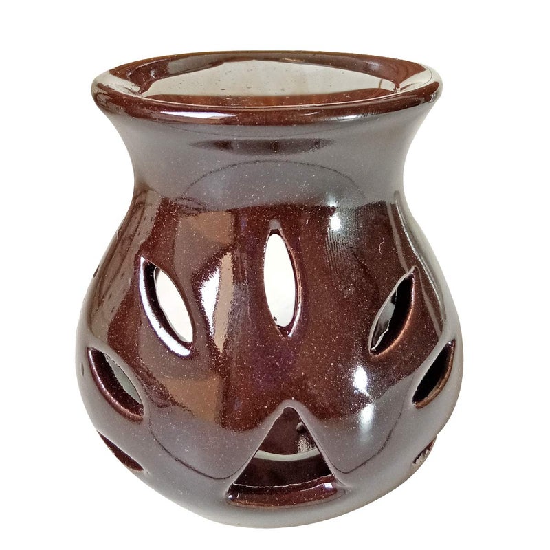Aatiutik Aatiutik Ceramic Aroma Diffuser Oil Burner Home Fragrance with 2 Mogra Aroma Oil 2 Tlight Free for Home Office Hotel Spa - Image 2