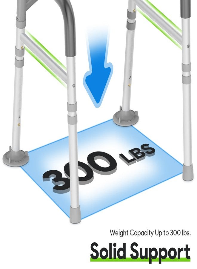 Delog Stand Alone Toilet Safety Rail - Adjustable Width & Height Fit Any Toilet, Medical Toilet Frame for Elderly Handicap Disabled (Gray) - Image 5