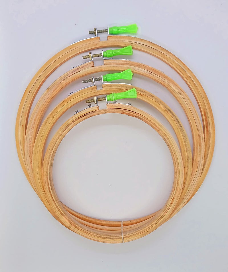 Generic ONRESTO DIY Embroidery Material Kit, Special Pack of 4 Hoops, 25 Multicolor Threads, 30 Assorted Needles, 1 Seam Ripper, 40 Tailor Pins, 2 Threaders, 1 Scissor  - Image 2
