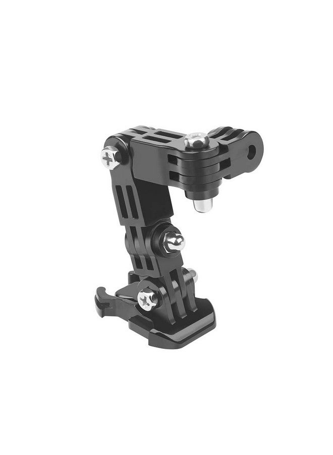 Action Pro 4-Way Adjustment Base Front Chin Mount Full Face Helmet Compatible with GoPro 13 12 11 12 10 9 8 7 6 5 4 3+ 3 SJCAM YI DJI Insta 360 Action Cameras - Image 1
