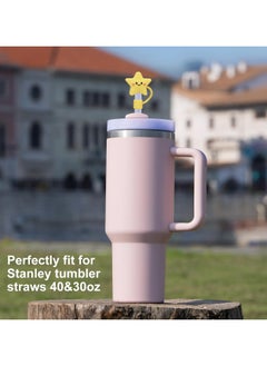 Generic Straw Covers 10Pcs Straw Lids Straw Topper, Accessories Cup Cover for Stanley 30&40 Oz Reuseable Straw Spill Stopper  - Image 2