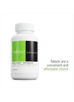 Davinci Davinci Laboratories - Spectra Woman, Women's Multivitamin with Iron and Digestive Enzymes, 120 Count  - Image 5