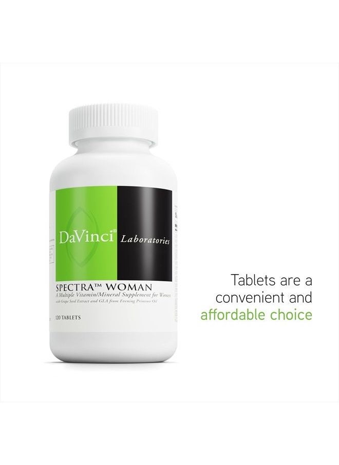 Davinci Davinci Laboratories - Spectra Woman, Women's Multivitamin with Iron and Digestive Enzymes, 120 Count  - Image 5