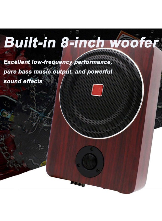 Car Audio Under-seat Subwoofers, 8-Inch Size, 600W High Power, Integrated Amp, 12V Car Compatibility, Ultrathin Design, Ultrathin Design For Under-Seat Fit, Boosting Car Stereo Bass Effectively. - Image 3