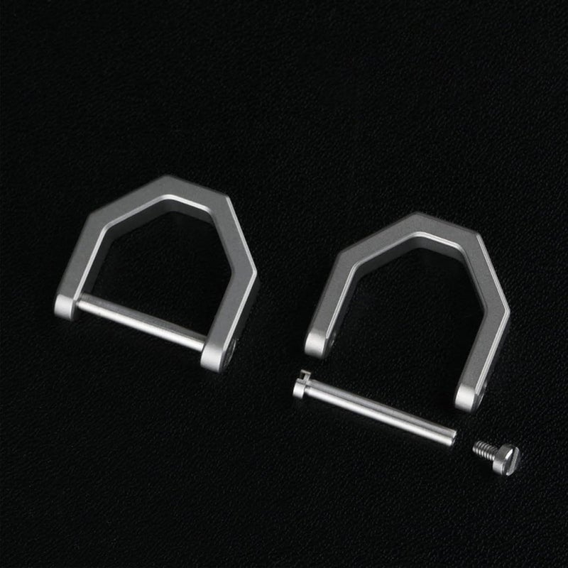 D Rings Shaped Metal Hoop Horseshoes Shape Shackles Keychain Leather Craft Buckle Accessories Shaped Metal Hoop Horseshoes Buckle - Image 3