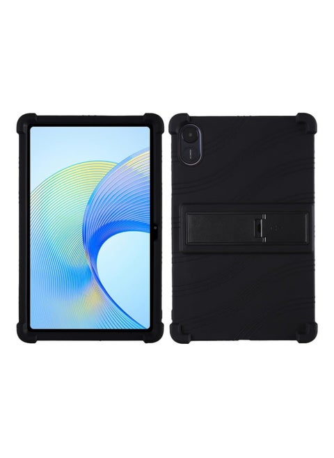 Honor Pad X8a 11.0-inch 2024 Silicone Case Release NDL-W09 Shockproof Soft Silicone Back Lightweight Kid-Friendly Protective Case with Foldable Stand