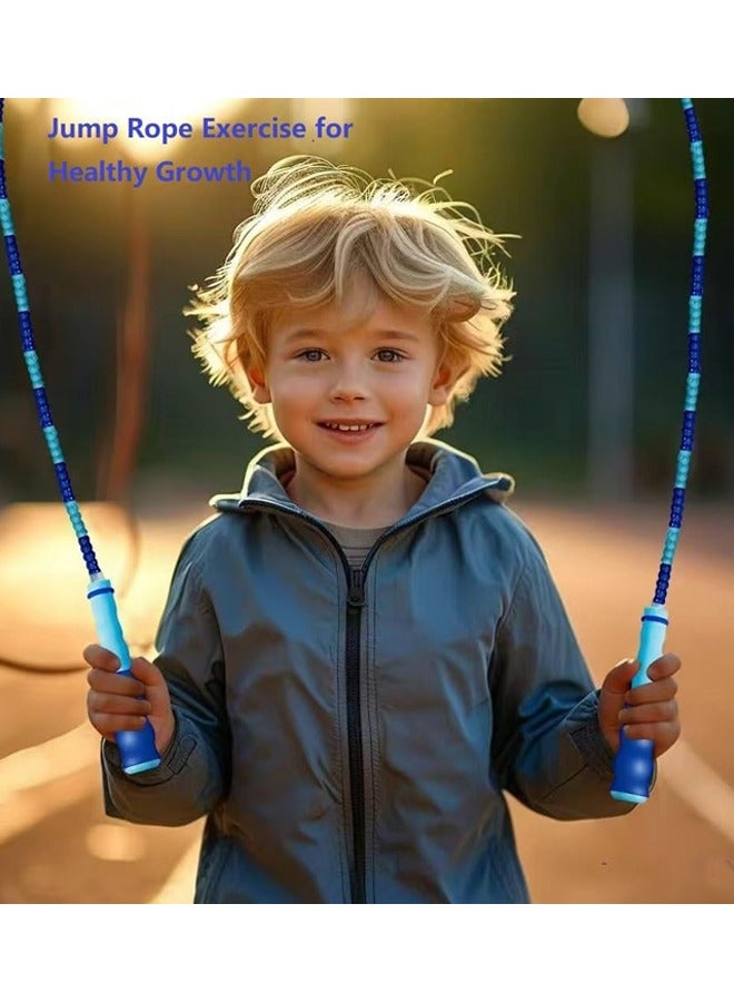 Generic 3 Pieces Jump Rope, Adjustable Length Tangle-Free Segmented Soft Beaded Skipping Rope, Fitness Jump Rope for Kids, Man, and Women Weight Loss - Image 5
