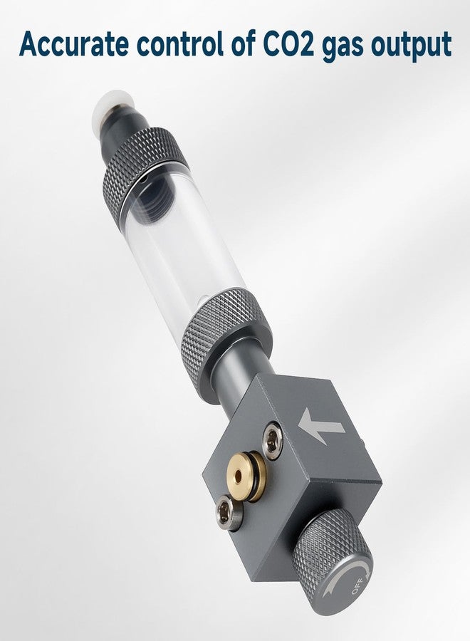 Hygger CO2 Expandable CO2 Regulator kit: Add-On Manifold Block with Needle Valve & Bubble Counter for Multi-Tank Setup - Image 4