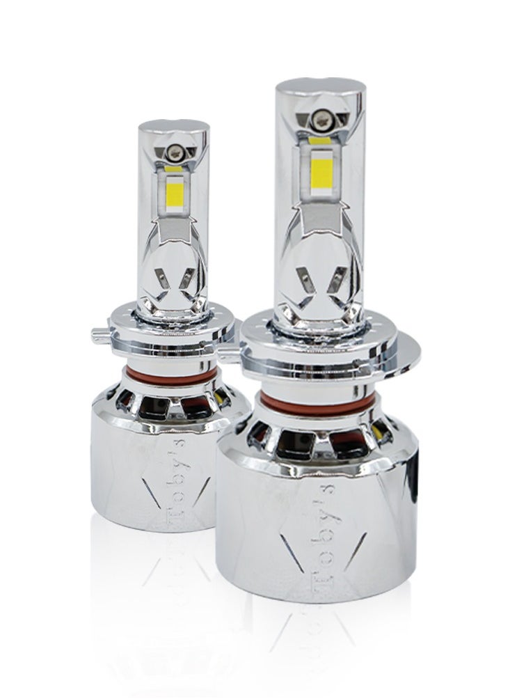 Toby's - Toby's U7_H4 Double beam 120W/Pair Power Original Tested LED Headlight Assembly 12000 Lumens Bright Color With Temperature (6000K) - Image 1