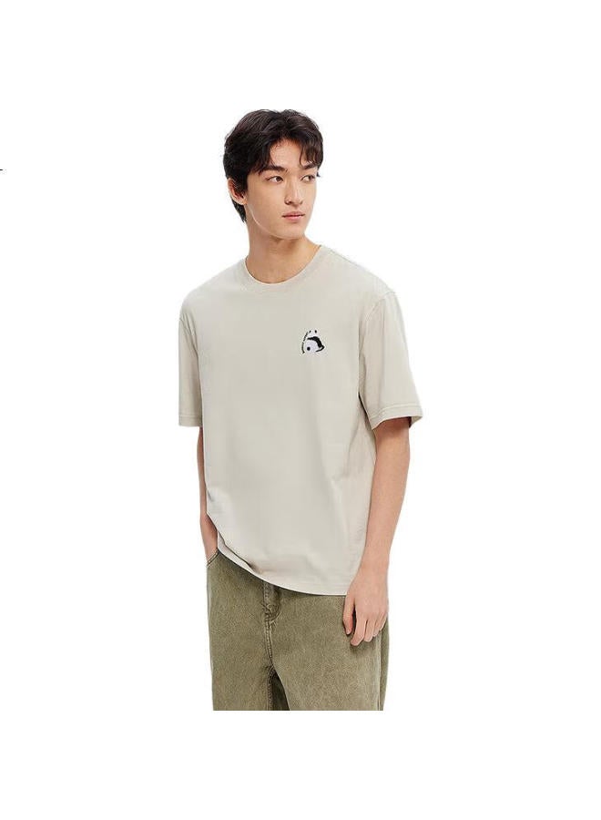 SEMIR Men'S Short Sleeve T-Shirt With Moisture Wicking And Quick Dry, Panda Embroidery, Summer Knitted Casual Wear 109325100226 - Image 3