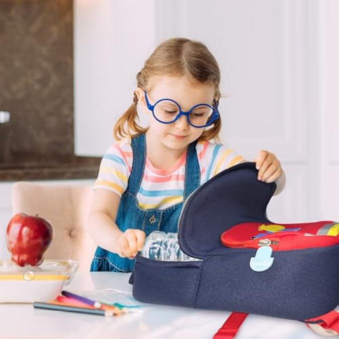 Moon The MOON Brand Preschool Backpack for KidsAges 36  Fun 3D Design Comfortable Padded Straps LightweightWaterproof Perfect for Lunch  SnacksTravel Toddler Boys  GirlsCar - Image 4
