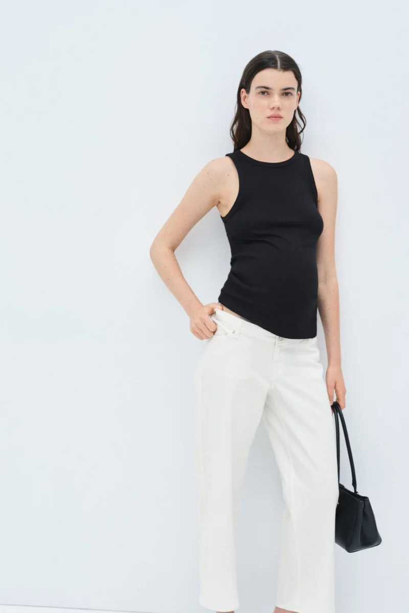 H&M MAMA Before &amp; After Straight Low Ankle Jeans