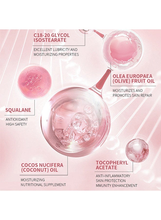  كانزير طلاء شفاه متغير اللون، زيت لمعان الشفاه المرطب، أحمر شفاه لامع يمنح الامتلاء، ملمع شفاه مرطب، بلسم شفاه شفاف للعناية بالشفاه، زيت شفاه بتركيبة منعشة غير لاصقة ومرطبة تدوم طويلاً - Image 4