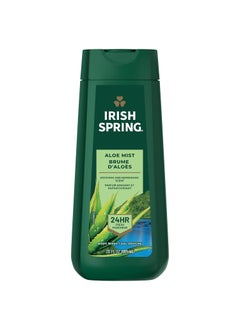 Irish Spring Mens Body Wash Shower Gel Aloe Mist 20 Oz 4 Pack