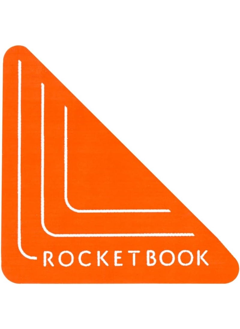 Rocketbook Rocketbook Beacons Smart Stickers for whiteboards Triangles Orange 25h 4Pack  - Image 2