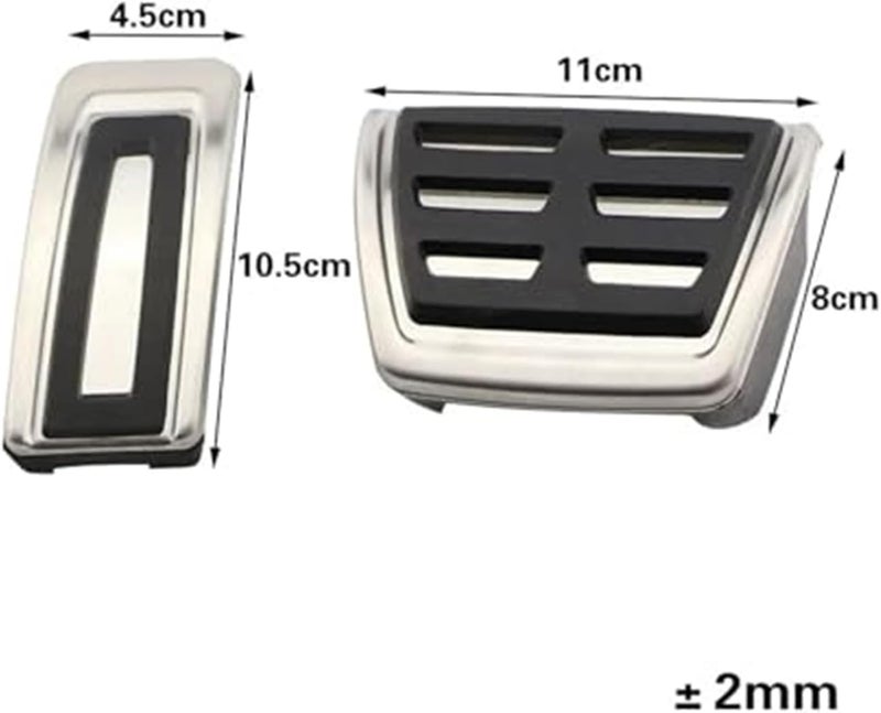 Yurefax Car Brake Clutch Pedals Cover for VW - Image 2