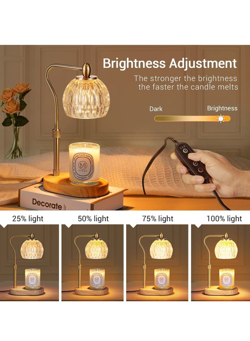 كابتن تيك Candle Warmer, Candle Warmer Lamp with Timer & Dimmer Candle Warmer Height Adjustable Scented Candles, Candle Warmer with Bulbs for Home Decor - Image 3