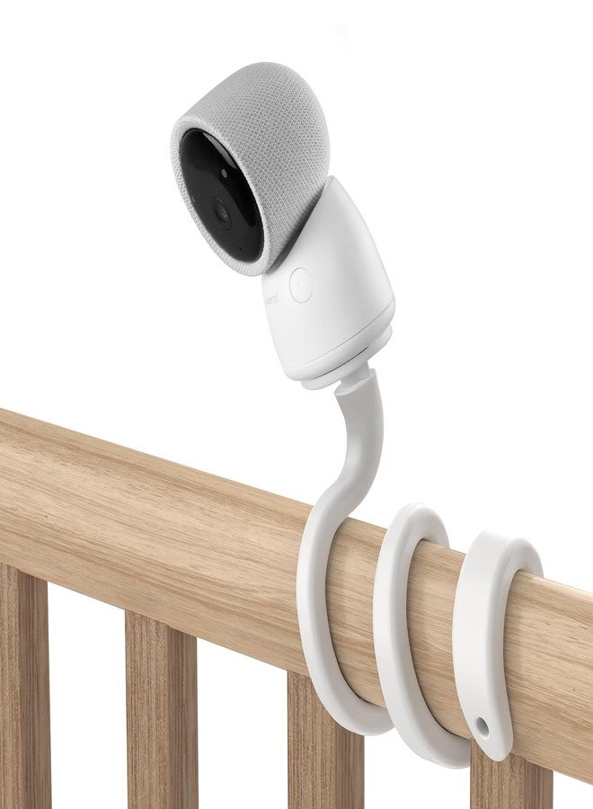 HOLACA Flexible Twist Mount for ARENTI Video Baby Monitor Camera Stand Bracket with 1/4 Threaded Hole Holder and Adjustable 360 Degree Mount for Crib Nursery (Twist Mount) - Image 1