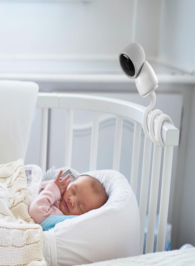 HOLACA Flexible Twist Mount for ARENTI Video Baby Monitor Camera Stand Bracket with 1/4 Threaded Hole Holder and Adjustable 360 Degree Mount for Crib Nursery (Twist Mount) - Image 2