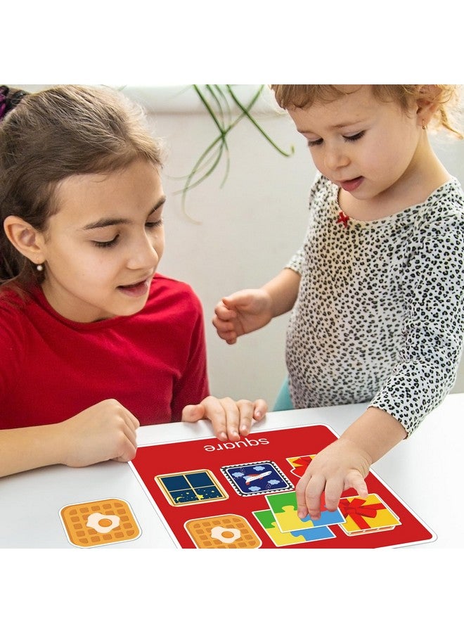 BelleAngle Shape Sorters for Toddlers, Shape Puzzle and Matching Games Set for Kids Learning Sorting Toys with 8 Sorting Mats and 48 Everyday Objects for Preschool Classroom Must Haves Decor - Image 5