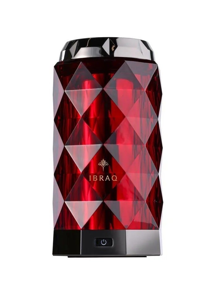 IBRAHEEM AL.QURASHI موقد بخور إلكتروني - كريستال أحمر