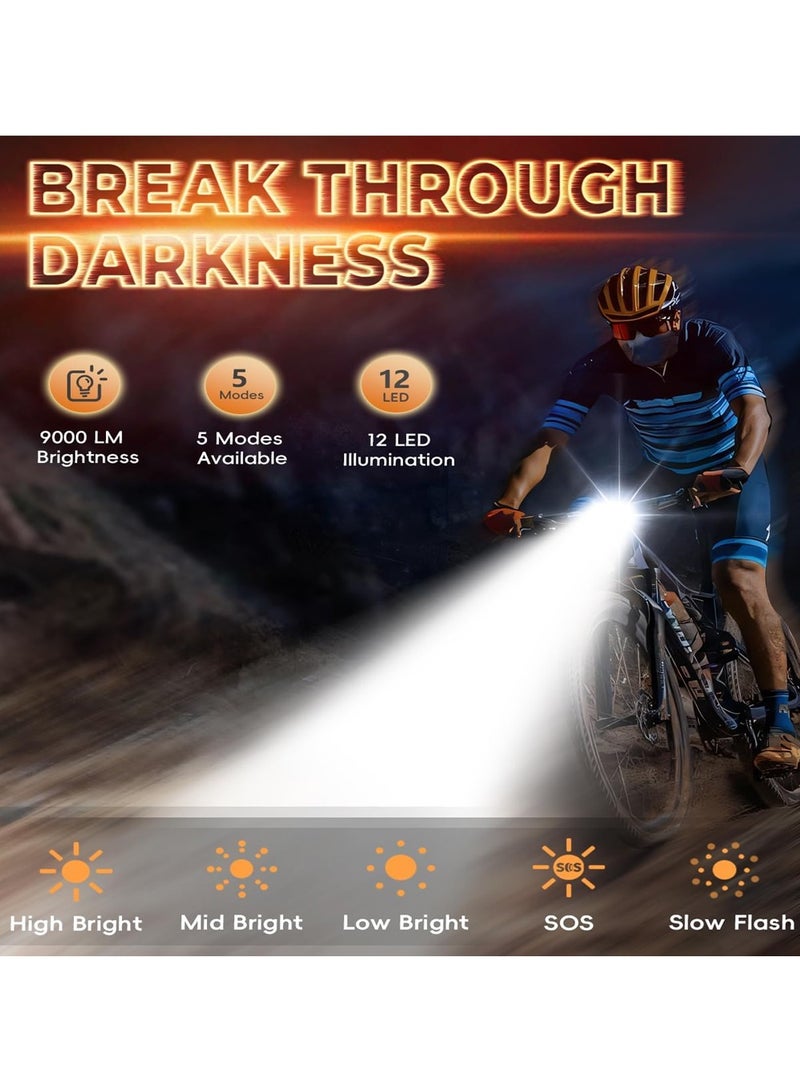 مصباح دراجة ، وارتفاع لومن سوبر مشرق مصباح دراجة - Image 3