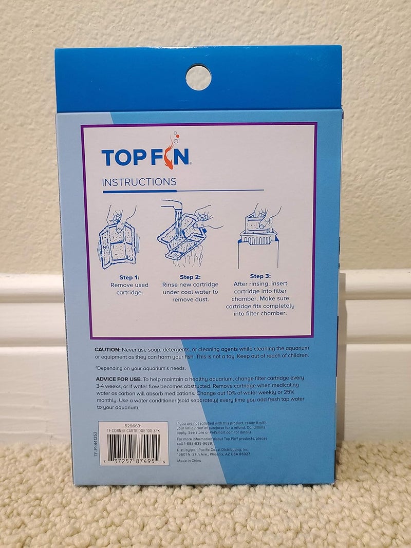 Top Fin CN-S Corner Filter Cartridges 3 Pack - Image 5
