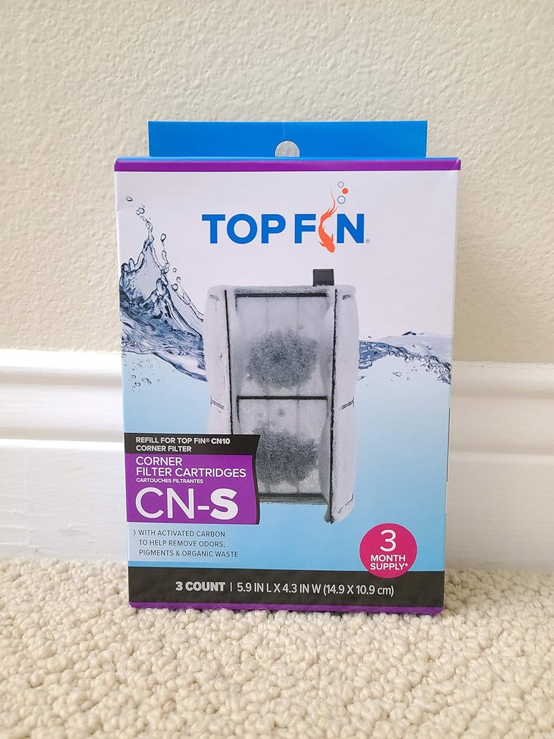 Top Fin CN-S Corner Filter Cartridges 3 Pack - Image 1