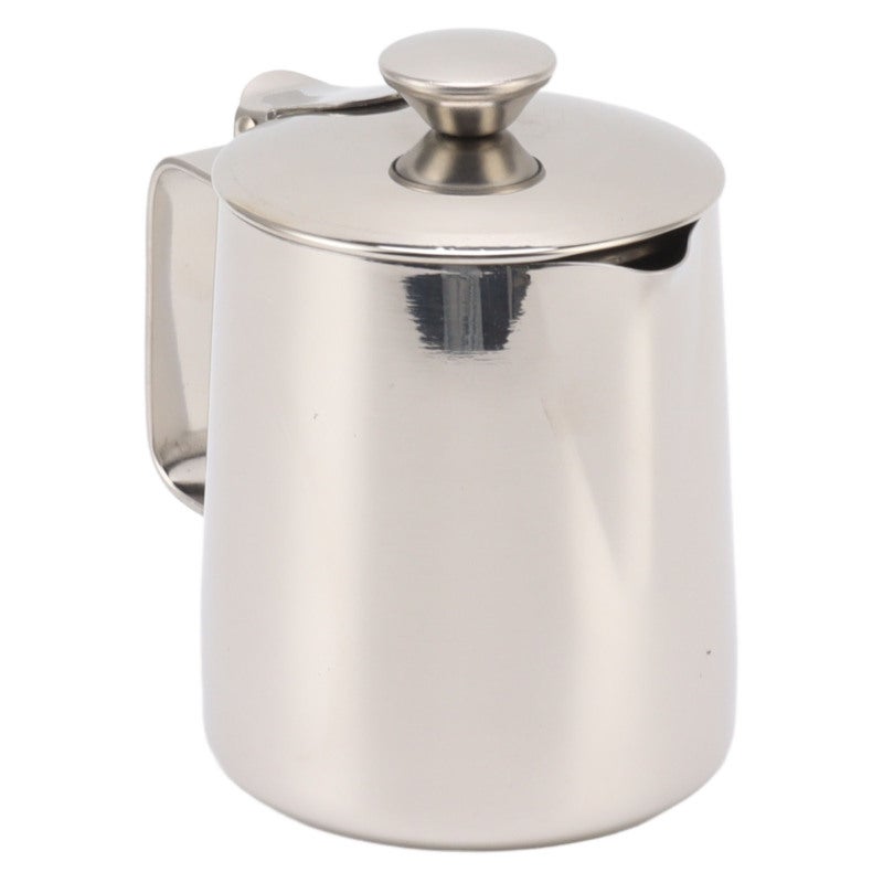 Milk Frothing Pitcher: 304 Stainless Steel Rustproof Heatproof - Point Mouth Foam Separation Latte Art Pitcher for Home Baristas Restaurant Bars - Image 3