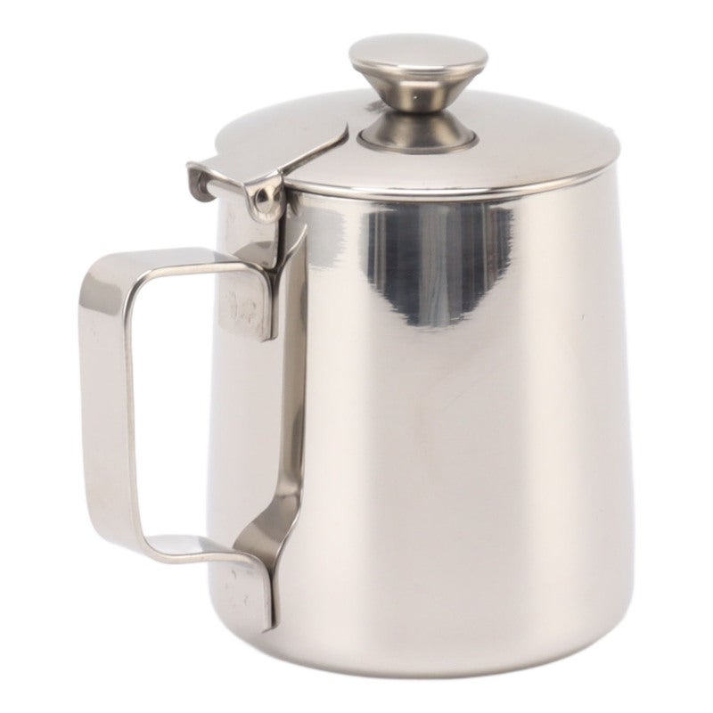Milk Frothing Pitcher: 304 Stainless Steel Rustproof Heatproof - Point Mouth Foam Separation Latte Art Pitcher for Home Baristas Restaurant Bars - Image 5
