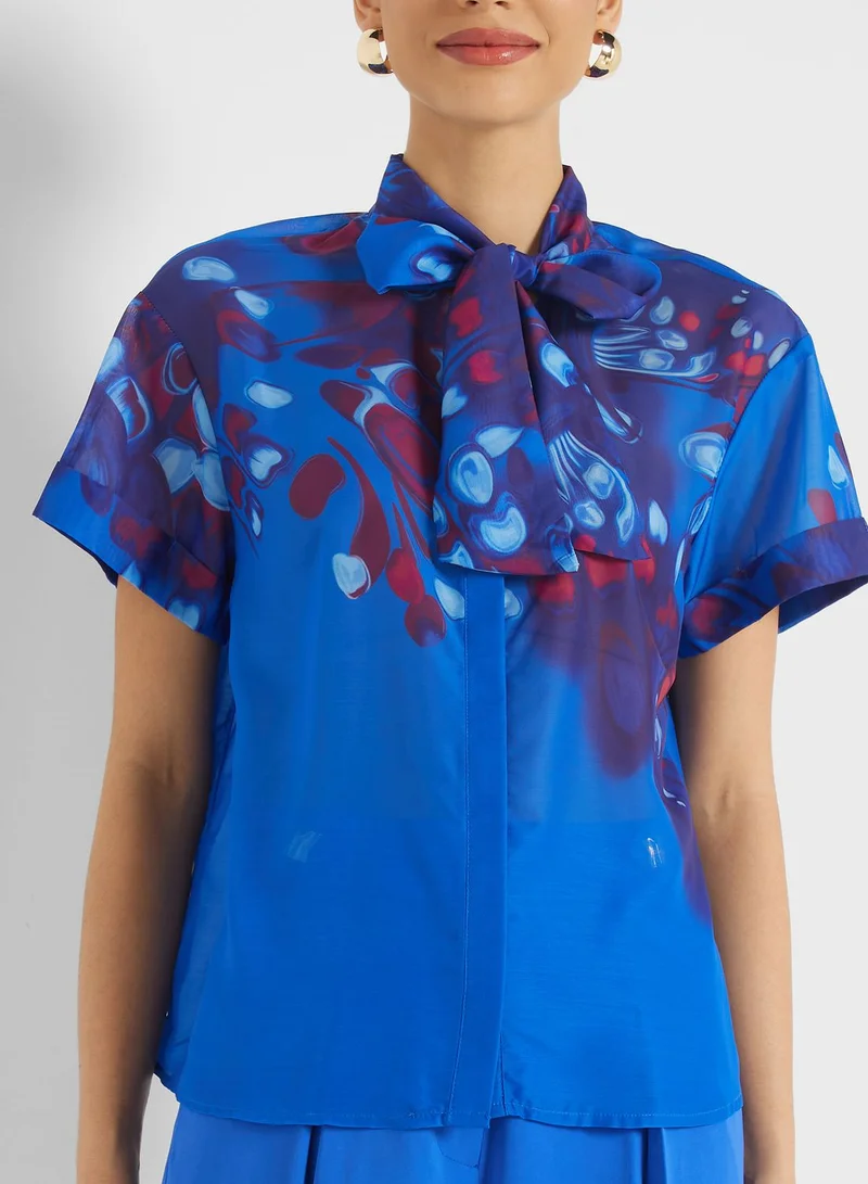 Femi9 Graphic Printed Top