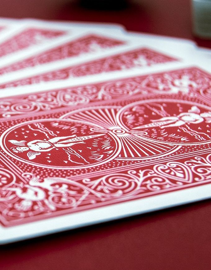ALMA 4 Decks Bicycle Rider Back Standard Poker Playing Cards Black & Red - Image 3