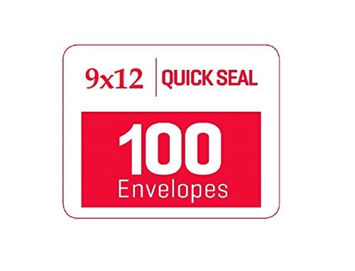 Aimoh 100 9 x 12 SELF Seal Security White Catalog Envelopes - 28lb - Security Tinted, Ultra Strong Quick-Seal, 9x12 inch (38100) - Image 5