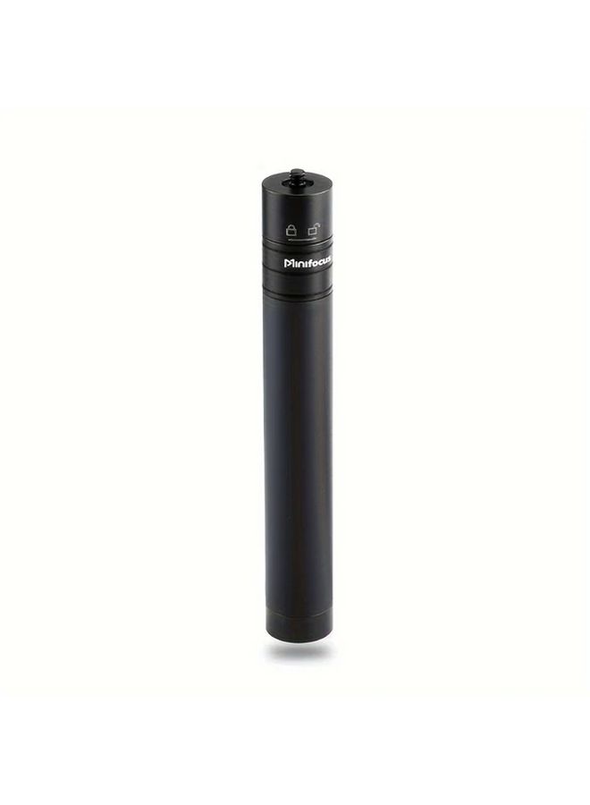 Classic Black Metal Telescopic Extension Pole Aluminum Alloy Gimbal Selfie Stick Adjustable Monopod - Image 1