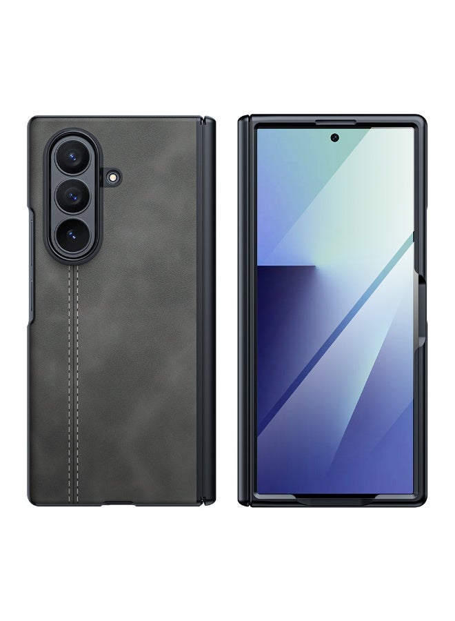 general for Samsung Galaxy Z Fold 7 Case with Screen Protector, Hinge Protection, Wireless Charging, Ultra Thin Leather Matte PC Durable Shockproof Cover Phone Case for Fold  7 - Image 1