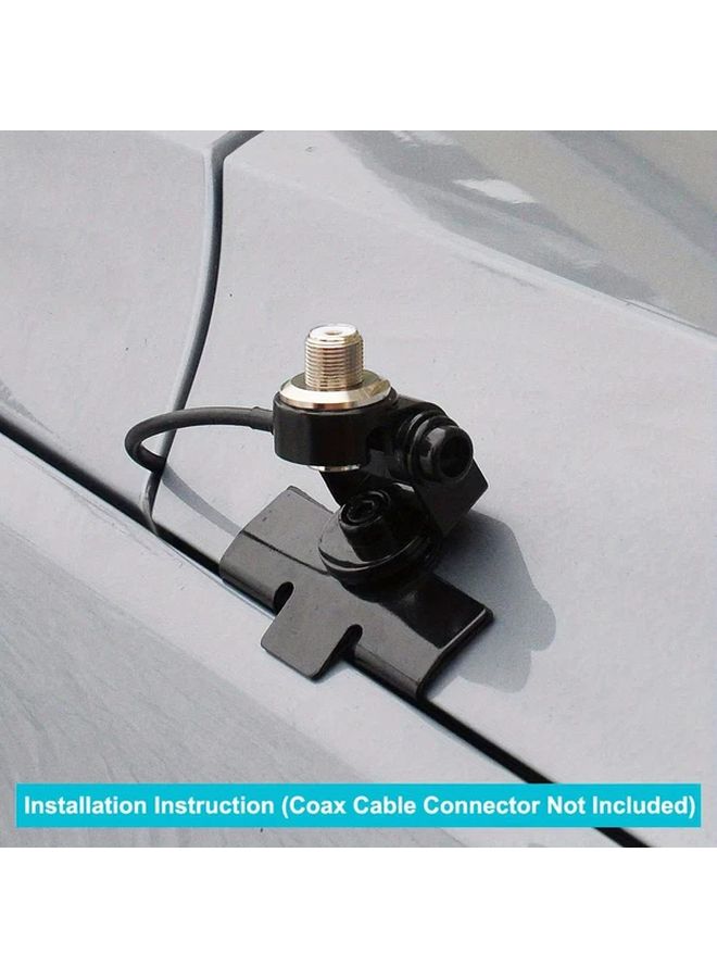 Vehicle Antenna Mount Bracket With 16mm Hole Lip Mount SO239 Female Connector 1 Set - Image 3