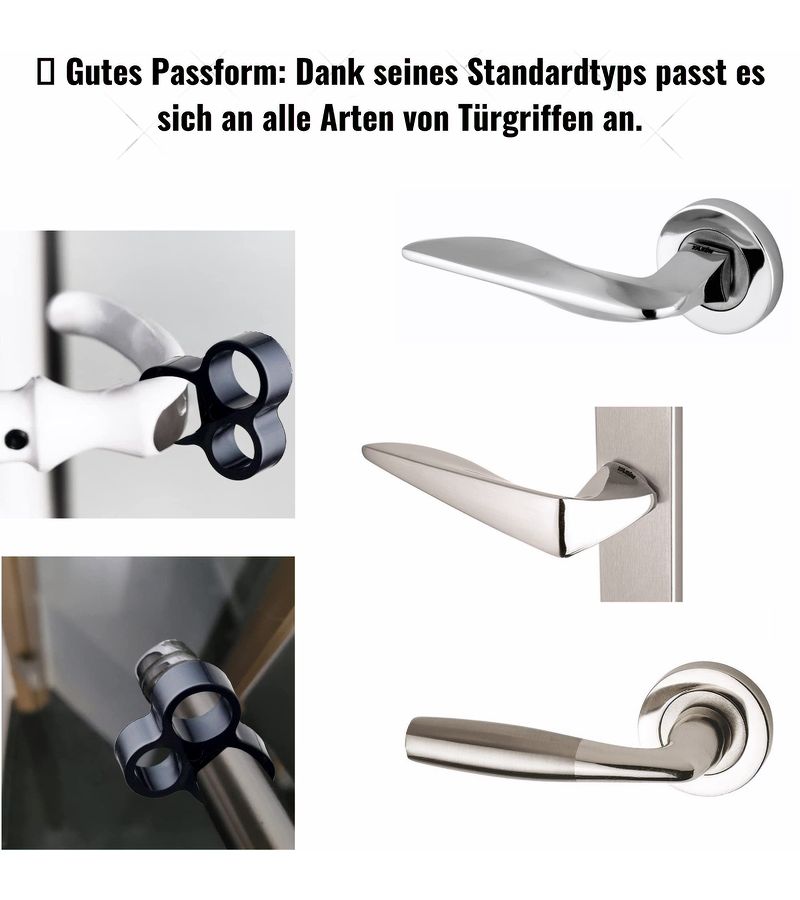 4pcs Premium Adhesive Black Silicone Door Bumpers Heavy Duty Stopper Pads - Image 3