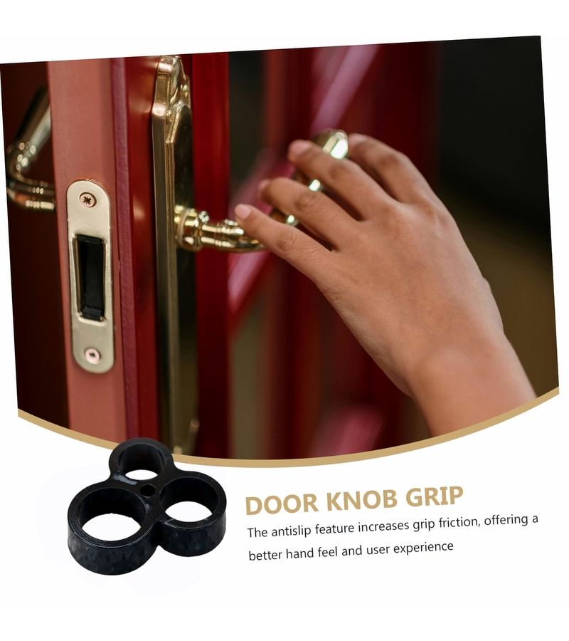 4pcs Premium Adhesive Black Silicone Door Bumpers Heavy Duty Stopper Pads - Image 5
