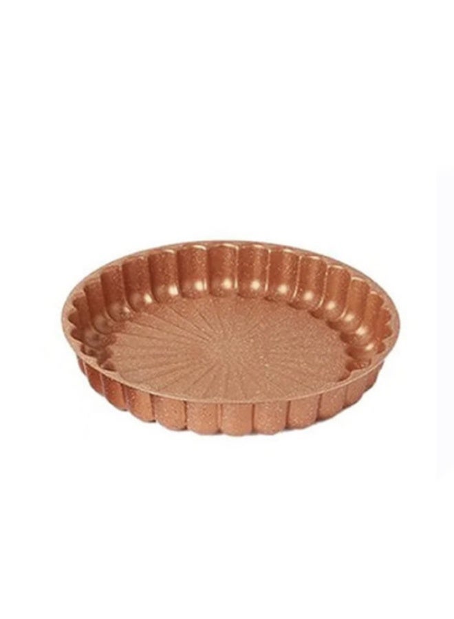 DESSINI قالب كعكة، صينية كعكة 28 سم 3D (شكل زهرة) بني - Image 1