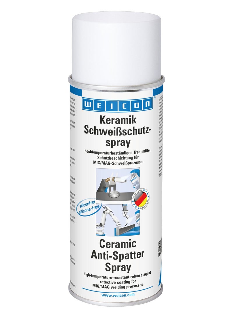 Weicon Ceramic Anti-Spatter Spray 400 ml | Protection Against Burning-in of Welding Spatter | Imparts Ceramic Protective Coating. - Image 1