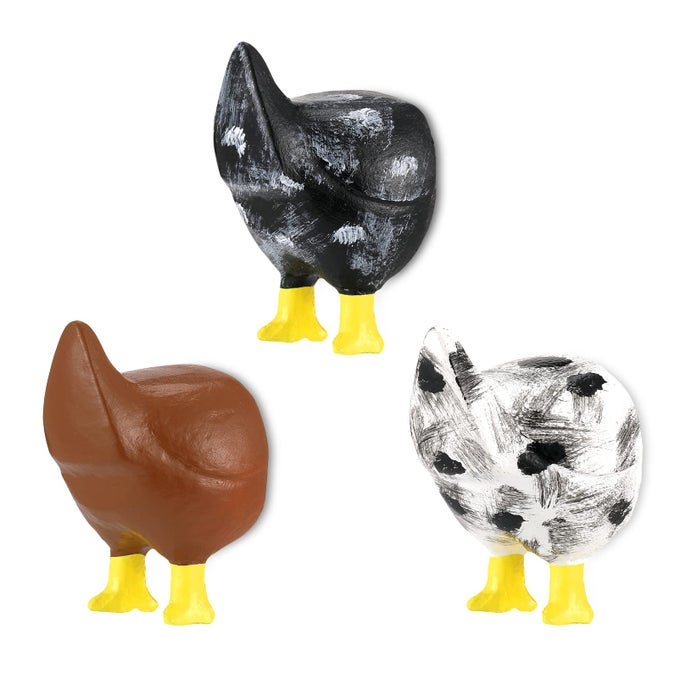 CHICKEN BUTT MAGNET FUN REFRIGERATOR MAGNETS FARM ANIMAL BUTT CLASSROOM MAGNETS CHICKEN DECORATIONS FUNNY REFRIGERATOR PHOTO FOR HOME AND OFFICE DECOR ANIMAL LOVER GIFT3 PCS