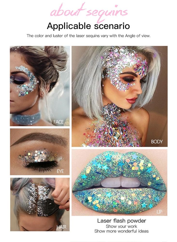 Handaiyan Glitter Face Body Gel - Image 4