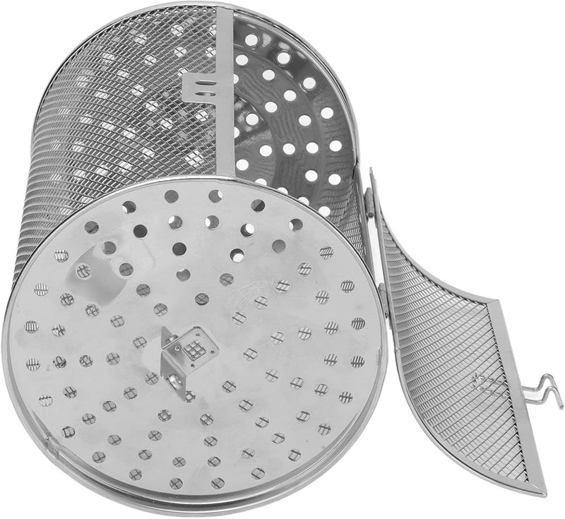 Zopsc Oven Cage, Stainless Steel Rotating Oven Rack, Roast Basket for BBQ Grilling Baking Nuts - Image 1