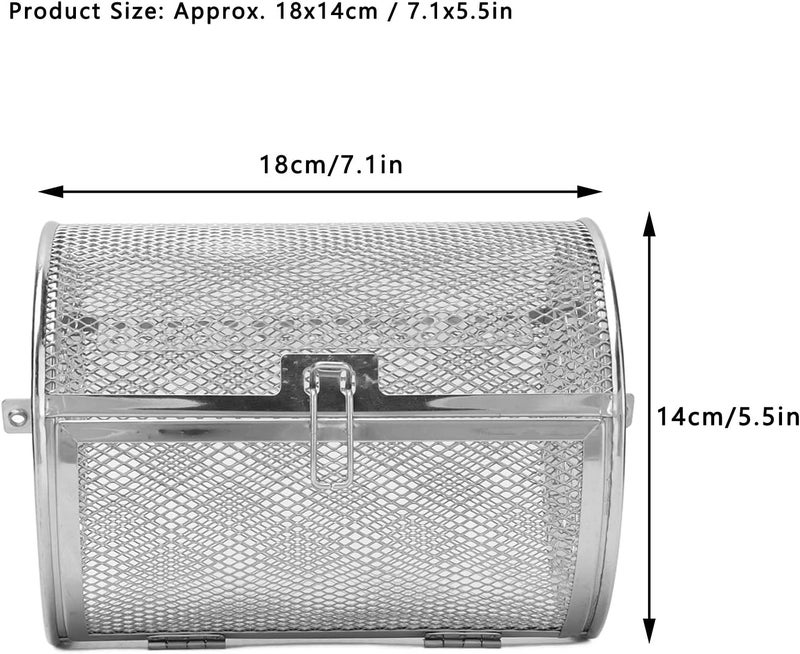 Zopsc Oven Cage, Stainless Steel Rotating Oven Rack, Roast Basket for BBQ Grilling Baking Nuts - Image 3