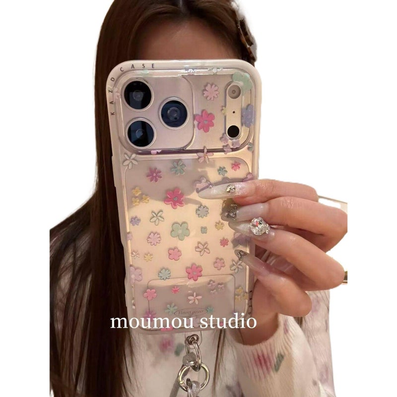 MS IMD Protective Case for iPhone 16 / 16 Plus / 16 Pro / 16 Pro Max with Drop Protection and Full Screen Flowers plus Shockproof plus Scratch Resistant in Full Screen Flowers - Image 5